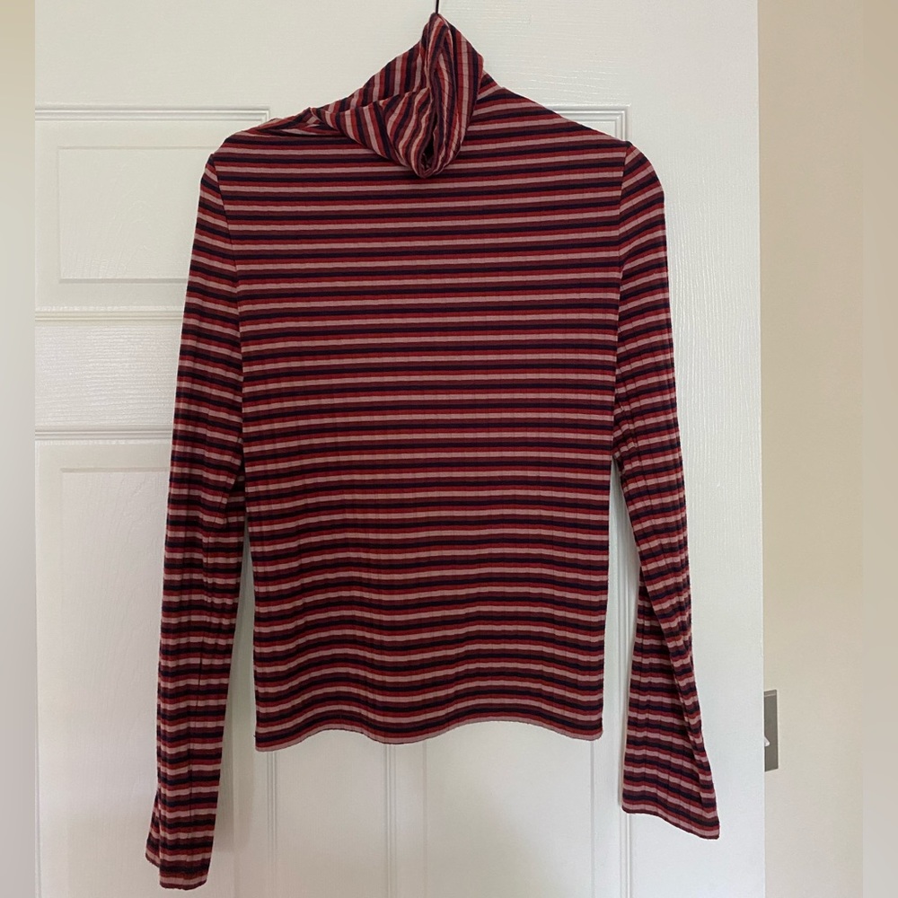 Madewell Striped Turtleneck
